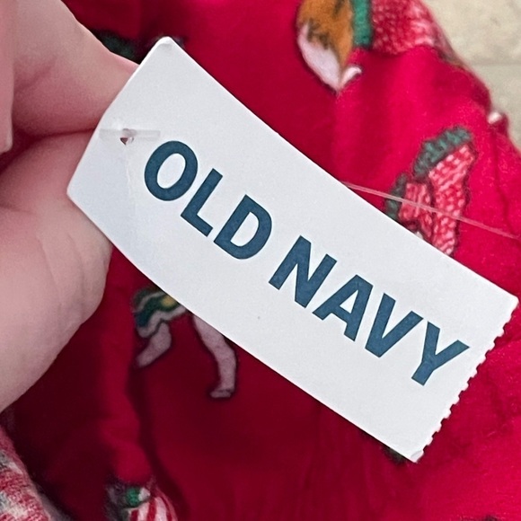 Old Navy nwt red cotton flannel dog holiday pj pants - Picture 4 of 7